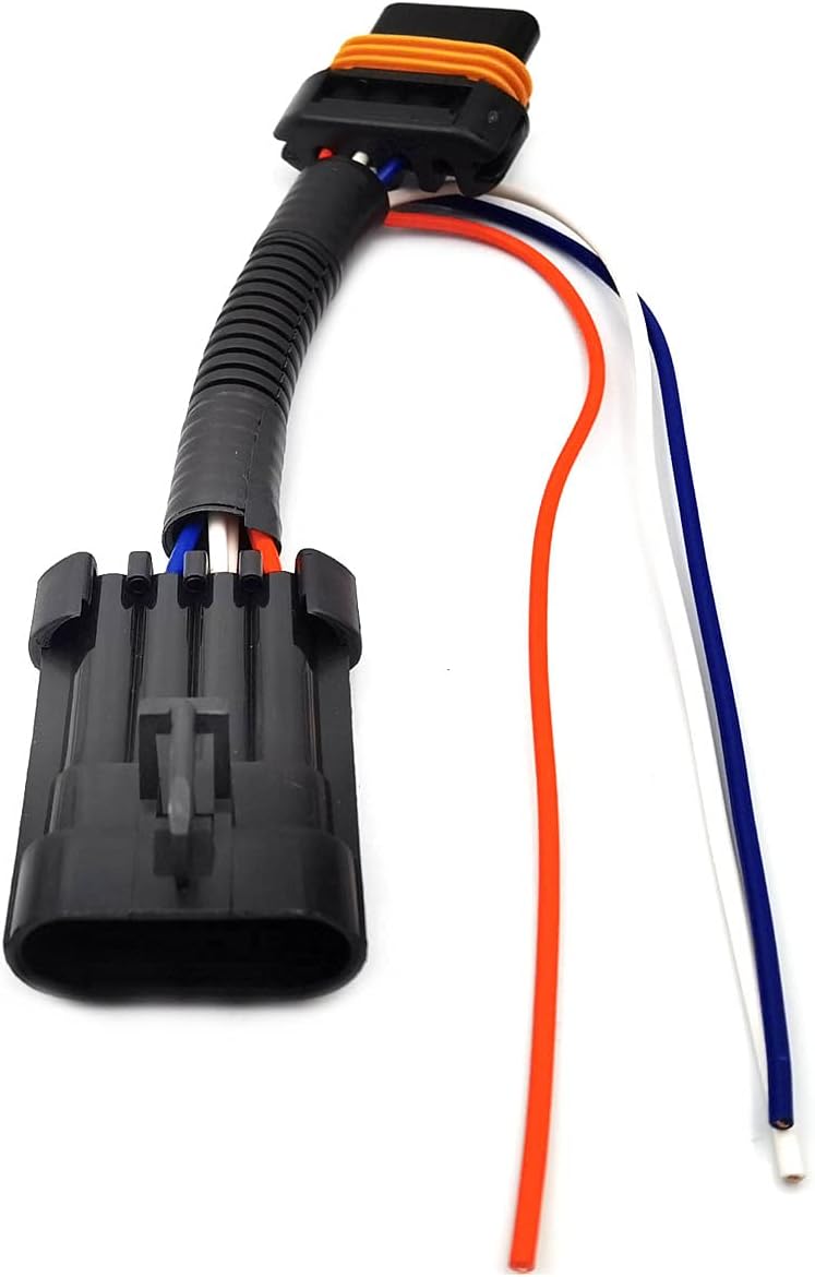 DEVMO 2pcs Compatible with Polaris RZR 900 1000 XP Turbo Tail Light Power Harness Whip Brake Light License Plate Rear Light Plug and Play 3 Wire Power Harness - Image 5